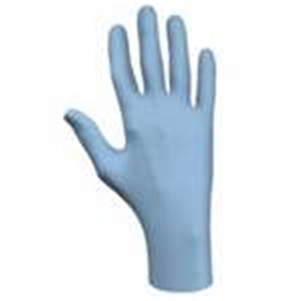 Keen Nitrile Disposable Gloves, Nitrile, Powdered, L, Blue KE2481574
